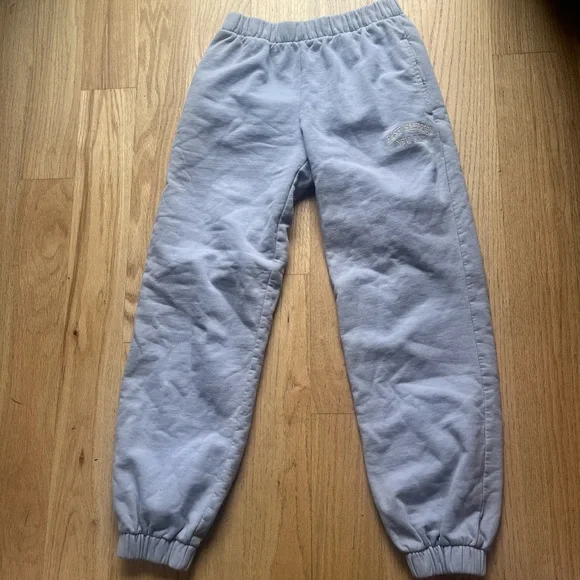 Brandy Melville Light Blue Cuffed Sweatpants - Picture 1 of 3